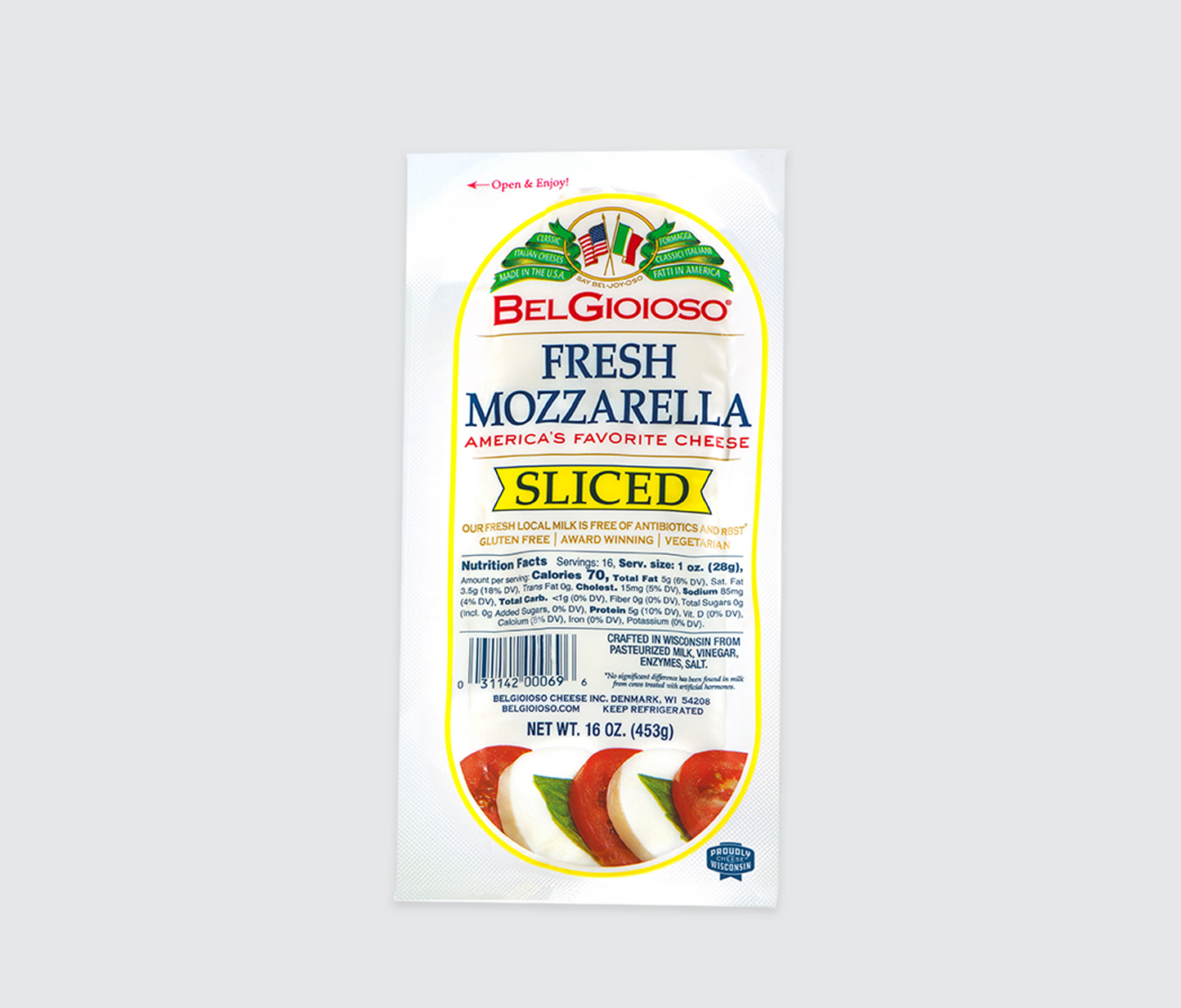 Fresh Mozzarella Sliced