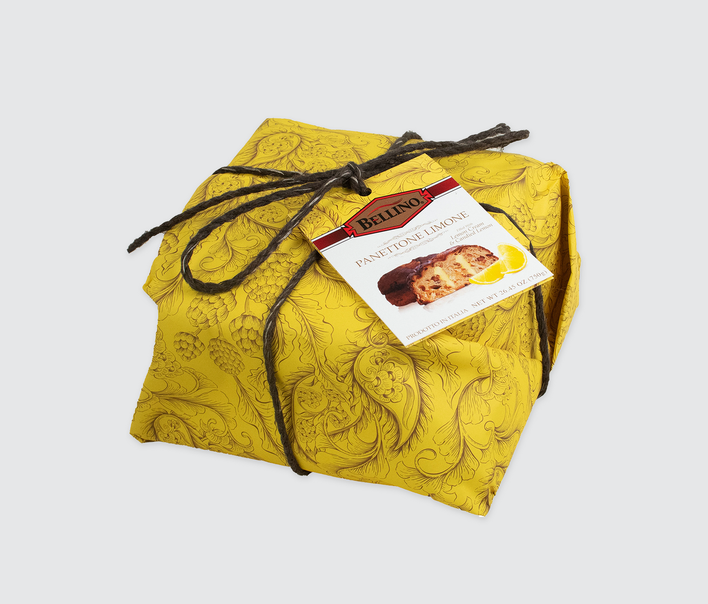 Panettone Lemon Cream Handwrapped D'oro