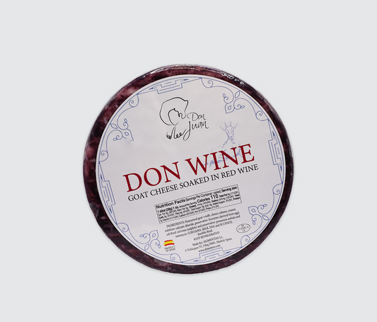 Goat Cheese Soaked In Red Wine