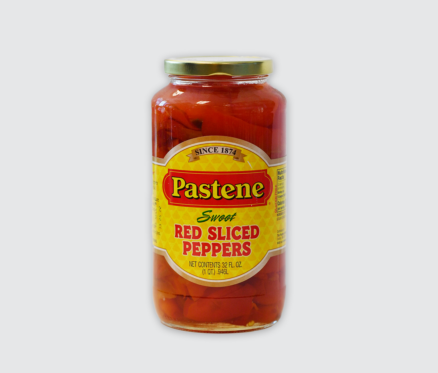 Sweet Red Sliced Peppers