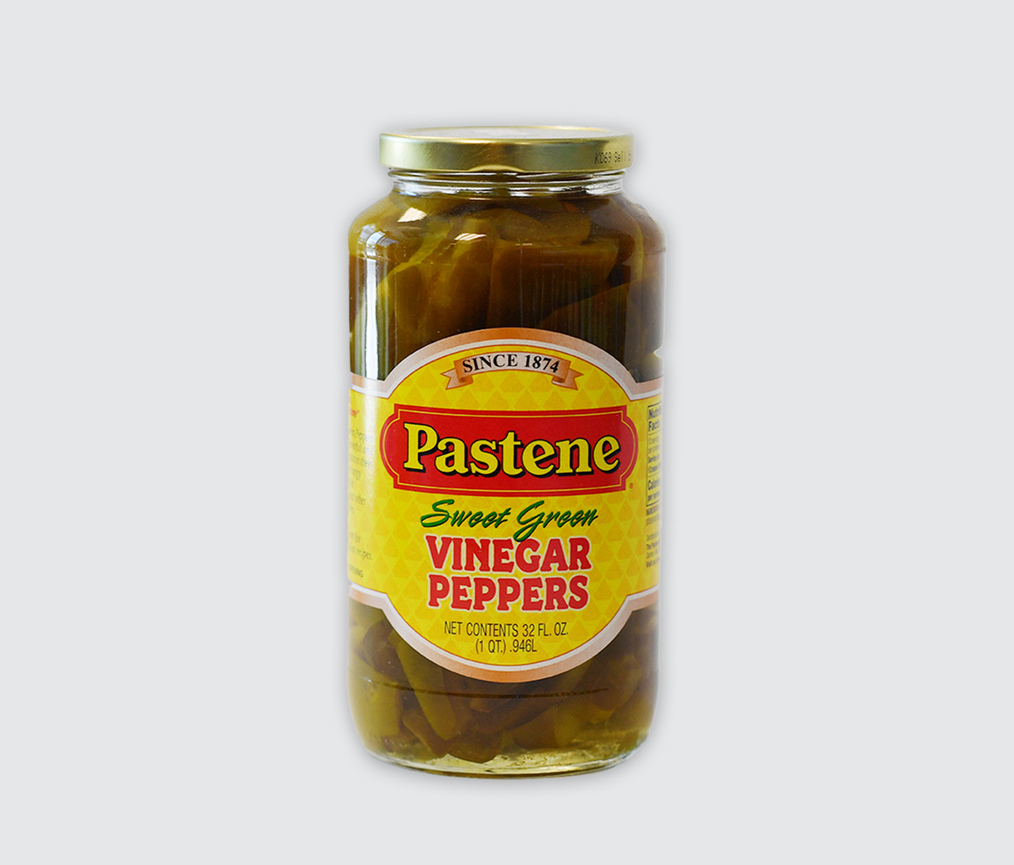 Sweet Green Vinegar Peppers