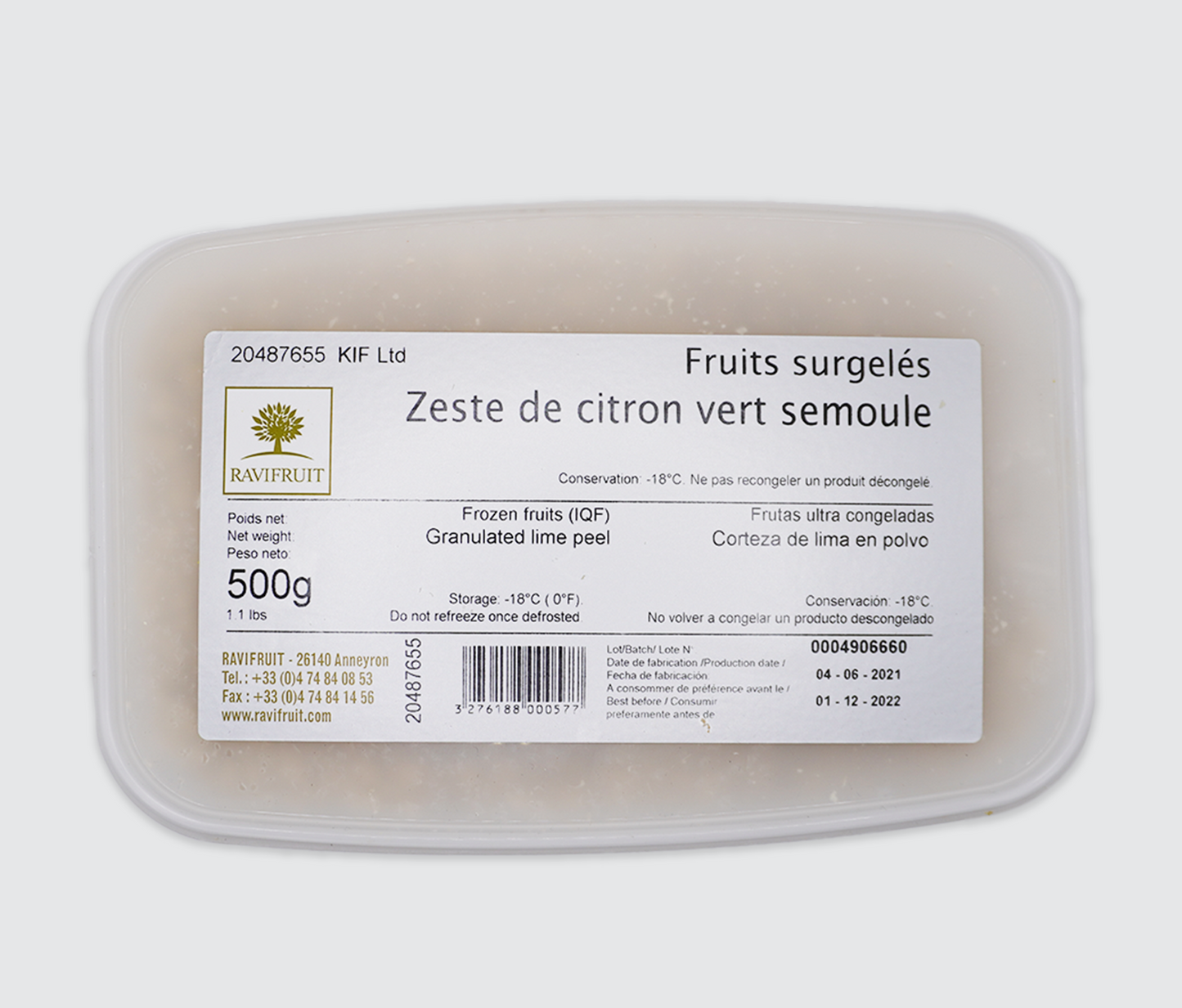 Zeste De Citron Vert Semoule