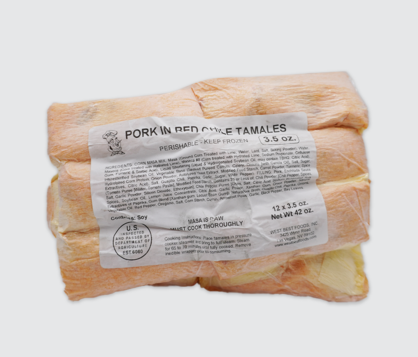 Pork In Red Chile Tamales